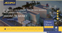 Desktop Screenshot of construtoraacpo.com.br