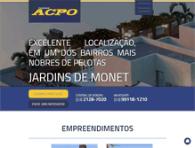 Tablet Screenshot of construtoraacpo.com.br